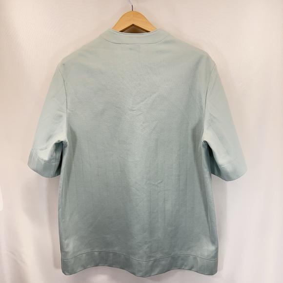 Adidas Originals Men's Large Baseball Style Snap Front Jersey Shirt Mint Green - Picture 3 of 9